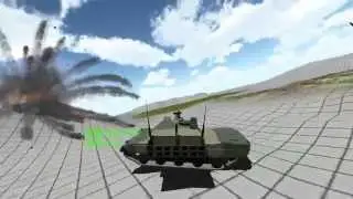 戦車の挙動を自作したのだが