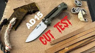 Cut Test: Cold Steel AD15! Innovative, Heavy Duty, Fidgety!