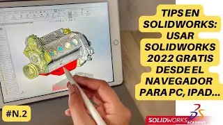 DESCARGAR SOLIDWORKS GRATIS 😍|ONLINE SIN INSTALACIÓN 🏆| PASO A PASO| DESDE CUALQUIER DISPOSITIVO