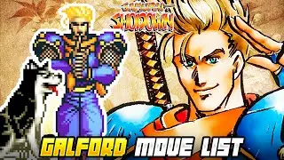GALFORD MOVE LIST - Samurai Shodown 1 (SAMSHO) (1993)