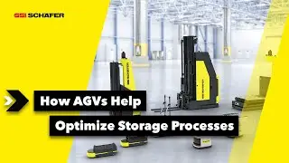 How AGVs help optimize storage processes in static and dynamic pallet racks I SSI SCHAEFER