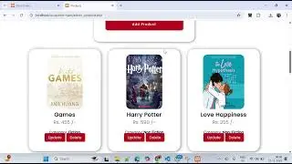 BookStore Management System | MCA Final Year Project | HTML CSS PHP MySQL | Online Book Shop Project