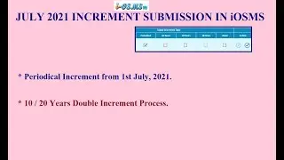 iOSMS Increment Module • Periodical, 10/20 Years Increment in July 2021