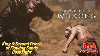 Black Myth Wukong - Second Rat Prince & King of Flowing Sands Boss Fight | PS5 GAMEPLAY