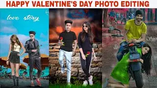 Valentine Day Photo Editing 2020 | Kisi bhi ladki ke saath me apna photo kaise jode| PicsArt edit