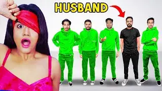 I Try to Find My HUSBAND Blindfolded! Failed ? *Emotional*