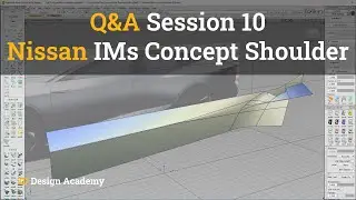 Autodesk Alias Tutorials I Q&A 10 - Nissan IMs Concept Shoulder