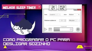 COMO PROGRAMAR O PC PARA DESLIGAR SOZINHO - SLEEP TIMER