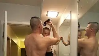 First Real Haircut at 3 Years Old!!! 🪒💈