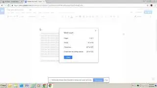 How to find a word count on Google Docs