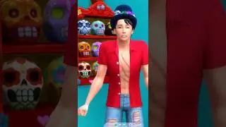 💀 Você sabia desse expositor de caveiras de açúcar no The Sims 4 jogo base 