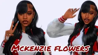Sims 4 CAS | McKenzie Flowers + CC Folder & Sim Download