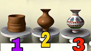 Making a Clay Pottery Bowl on the phone | pottery.ly 3d