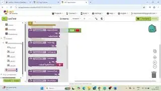 MIT Inventor APP tutorial connect to firebase with esp32 remote led control via internet (Fireball)