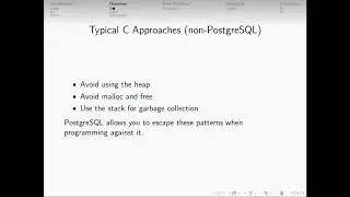 An introduction to Memory Contexts - Chris Travers