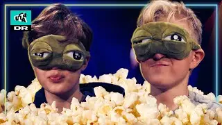 Blindfold popcorn challenge med The Raptiles | MGP 2022