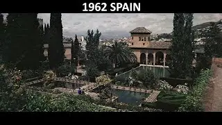 1962 Spain: Alhambra palace, Sevillanas (folk dance)