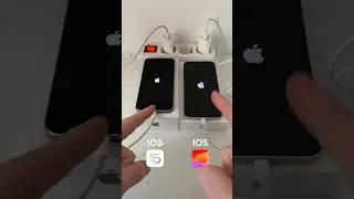 iPhone 6S VS iPhone 13 Power On Speed Test | IOS 15 🆚 IOS 17