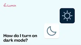 How do I turn on dark mode?
