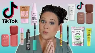 Testing Viral NYX & Elf Makeup! TikTok Made Me Buy It! Are They Really Viral Worthy?!