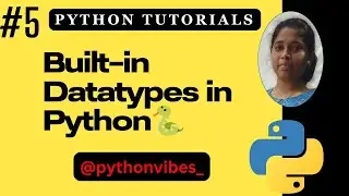 Datatypes in Python || built-in datatypes || What are the basic datatypes in #python #pythontutorial