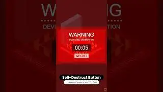 Emergency Warning Button - 5 Trending Codepens