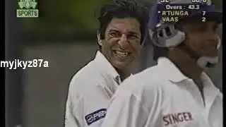 Super Bowling : Wasim Akram Vs Arjuna Ranatunga - Brilliantly Setup - Colombo 2000