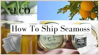 How to Pack and Ship Seamoss Orders | Small Business Vlog