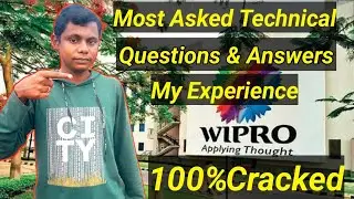 Wipro Most Asked Interview Questions And Answers || Virtual Business Discussion||Technical Questions