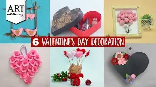 6 Valentine's Day Decoration Ideas | Home Decor | DIY Wall decor |  Valentines Day Gift Ideas
