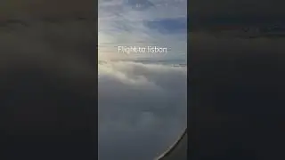 the flight to Lisbon #audhd #solotravel #plane #clouds #sleepy #hydrate #lisbon