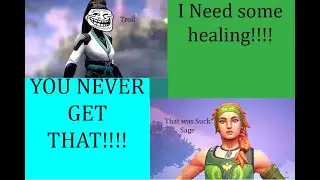 trying to use an agent whose skill can heal people