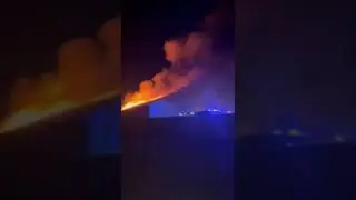 На Петропавловской Борщаговке на улице Медовая большой пожа