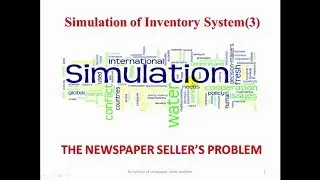 Newspaper Seller's Problem - System Modeling and Simulation