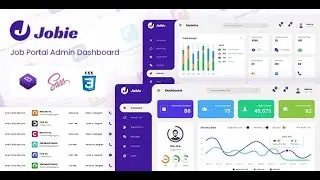Jobie - Job Board Admin Dashboard Template 