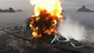 World of warships(клановые бои-сезон 7 на RU)#1