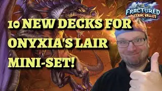 10 NEW DECKS for the Onyxia's Lair Mini-Set! (Hearthstone Alterac Valley)
