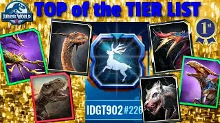 IDGT902's TOP of the TIER LIST | Jurassic World Alive 2.20