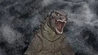 【コマ撮り 再現】GODZILLA 2014 咆哮シーン roar【Stop motion】