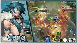 Cang｜Take a look at Cang's gameplay｜Dê uma olhada na jogabilidade de Cang｜Honor of Kings