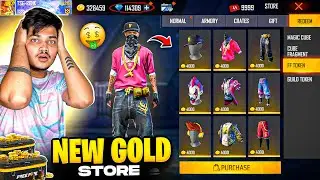 Free Fire All New Rare Bundles In Gold😍 I Got Everything In My I’d NOOB To PRO🤑 -Garena Free Fire