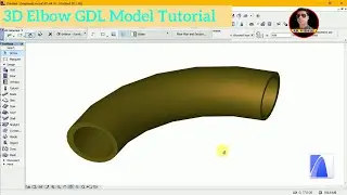 | Archicad Tutorial | - | 3D Elbow GDL Model Tutorial | Archicad tutorial 2022 | rkvideo1 |