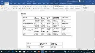لاب هيت: شرح كود تجربه 5 steam to water heat exchanger calculation code