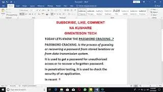 KNOW PASSWORD CRACKING ,WHAT IS IT