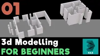 3dsMax House Modelling | Step By Step (Part 01)