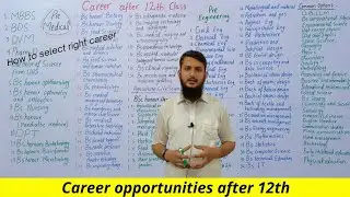 What to do after 12th | Best degree after fsc | career opportunities after fsc | top degrees