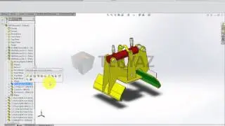 SOLIDWORKS 2015 - Montaj - Alt Montajdan Parça Silme