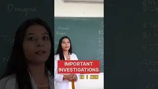 IMPORTANT INVESTIGATION you must Remember 👨‍⚕️ #medicine #neetpg #doctor #neet #medicaldoctor