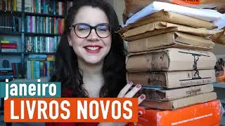 UNBOXING COM OS LIVROS NOVOS DE JANEIRO [2023]
