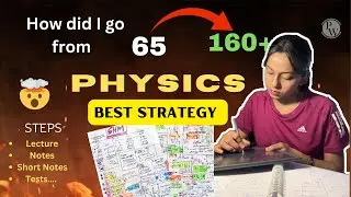 [SUB] How to do any chapter of PHYSICS⁉️ | Best Strategy | #neet #study #physics #strategy #pw #jee